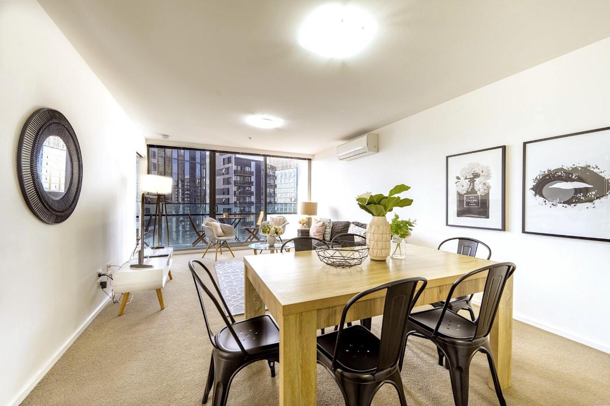 Mega Style Apartments Mainpoint メルボルン 部屋 写真
