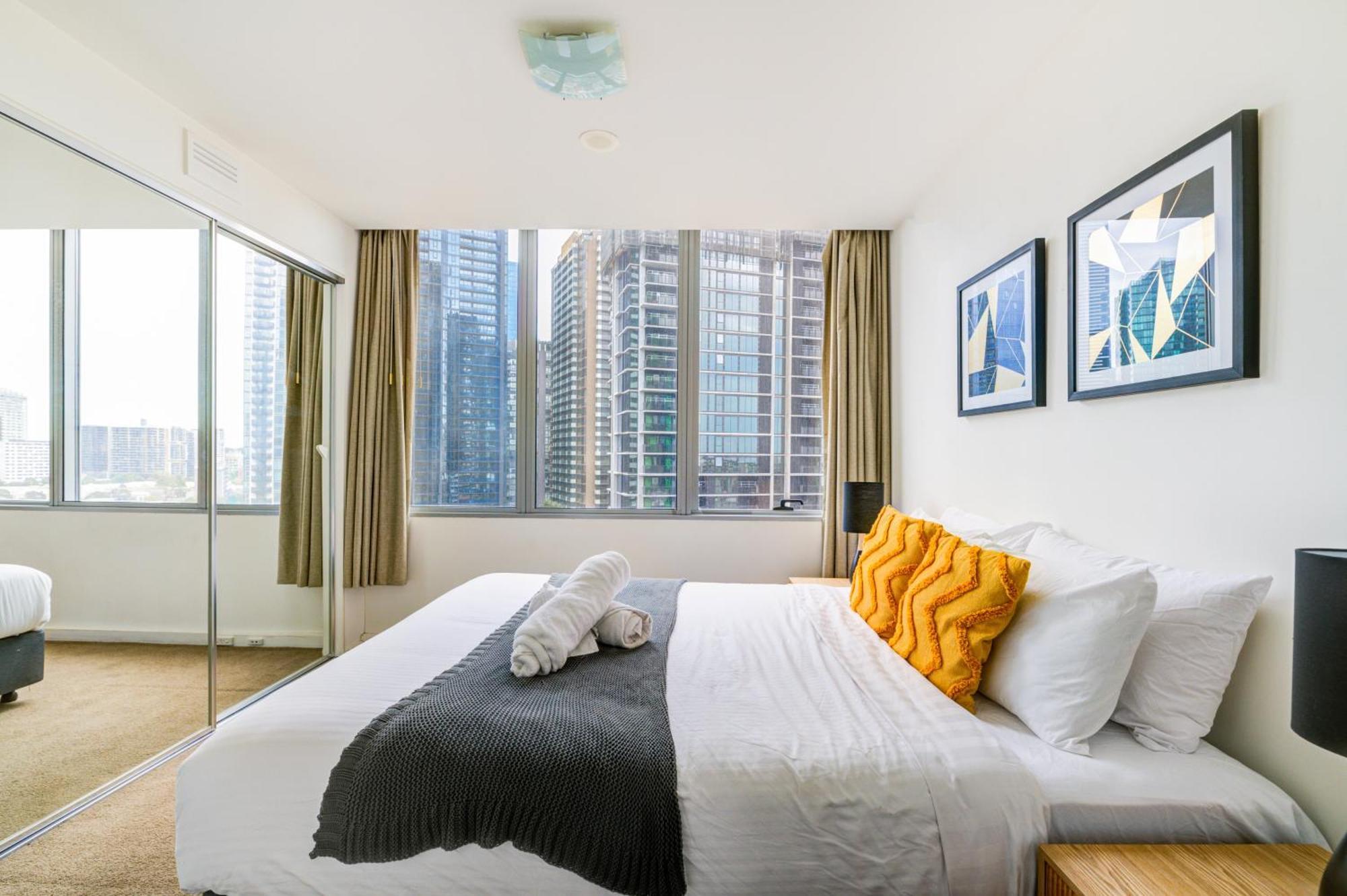 Mega Style Apartments Mainpoint メルボルン 部屋 写真