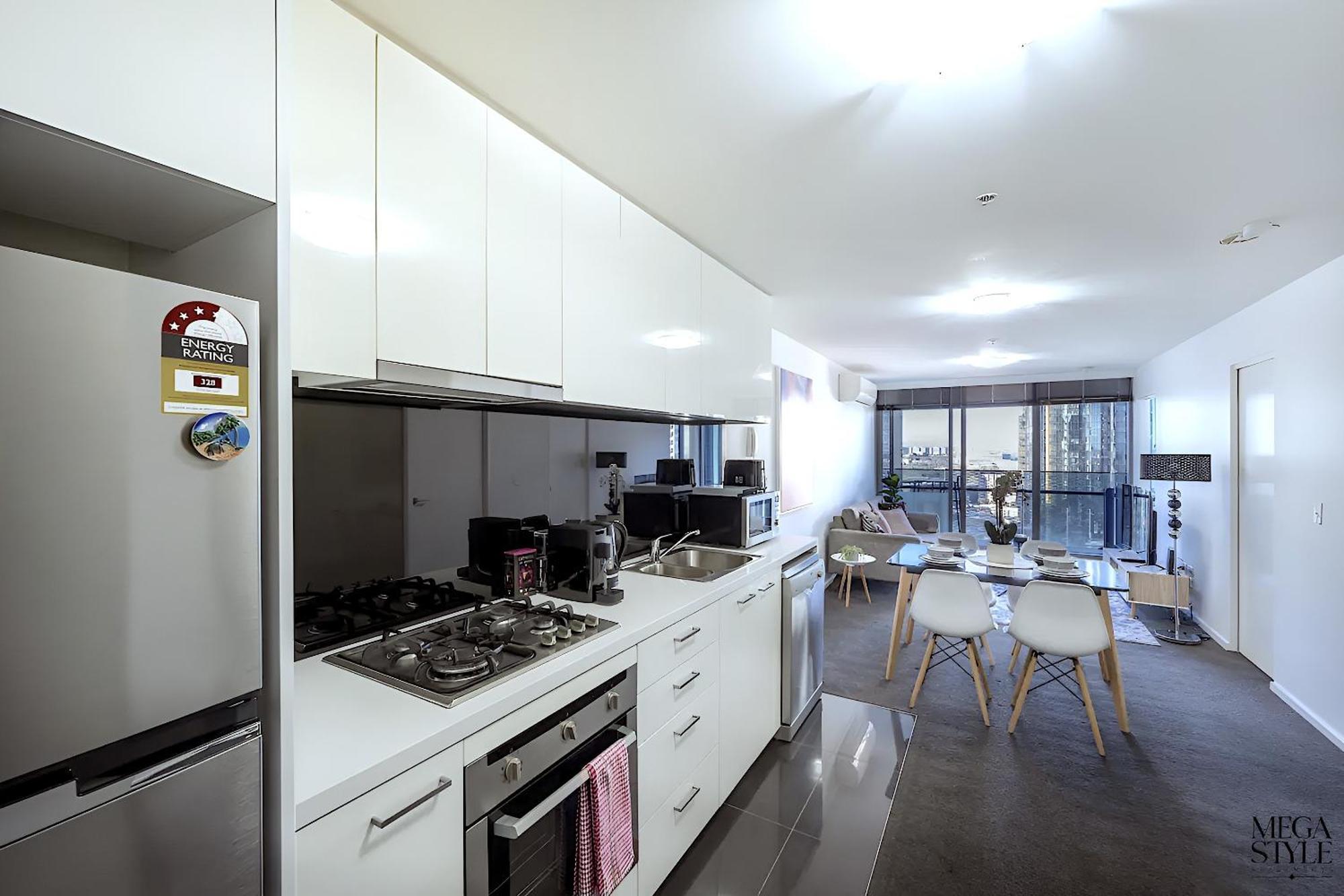 Mega Style Apartments Mainpoint メルボルン 部屋 写真
