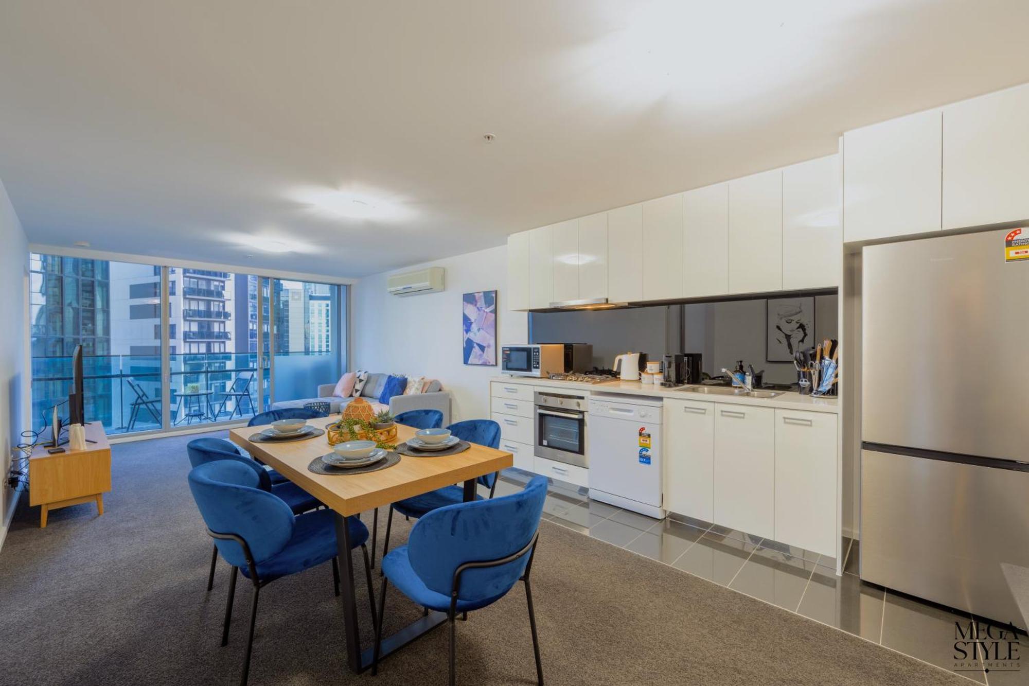 Mega Style Apartments Mainpoint メルボルン 部屋 写真